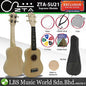 ZTA 21 Inch Soprano Ukulele Hawaii Guitar Beginner Starter Package (Full Wood)