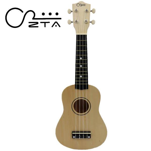 ZTA 21 Inch Soprano Ukulele Hawaii Guitar Beginner Starter Package (Full Wood)