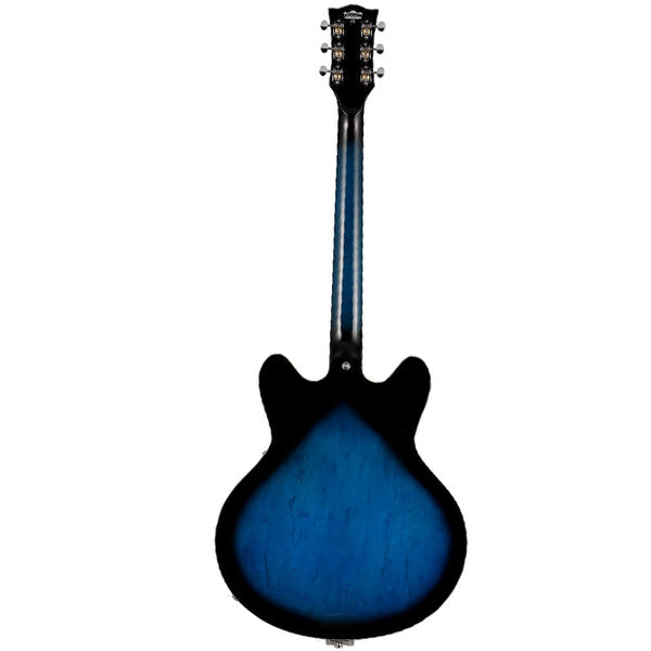 Vox Bobcat V90 Bigsby Maple Plywood Electric Guitar with SS Pickup and Tremolo - Sapphire Blue (BCV90B BC V90B)