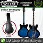 Vox Bobcat S66 Bigsby Maple Plywood Semi Hollow Electric Guitar with SSS Pickup and Tremolo - Sapphire Blue (BCS66B BC S66B)