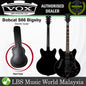 Vox Bobcat S66 Bigsby Maple Plywood Semi Hollow Electric Guitar with SSS Pickup and Tremolo - Jet Black (BCS66B BC S66B)