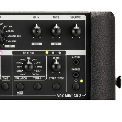 Vox Mini Go 3 3Watt Portable Modeling Amp Guitar Amplifier Combo with Optional USB Battery Power