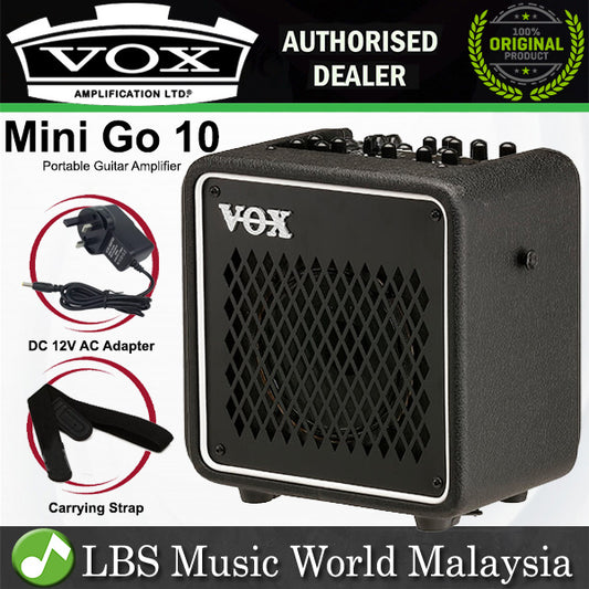 Vox Mini Go 10 10Watt Portable Modeling Amp Guitar Amplifier Combo with Optional USB Battery Power