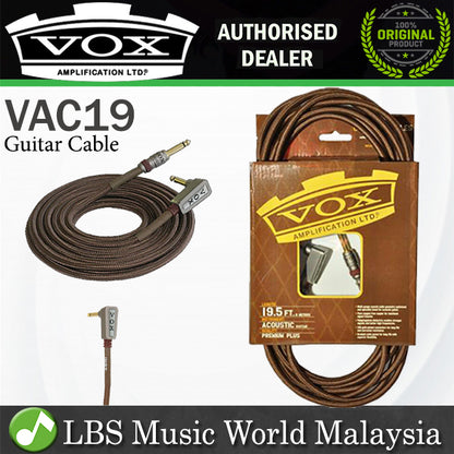Vox VAC19 19 Feet Premium Plus Class A Professional Acoustic Instrument Cable (VAC-19)