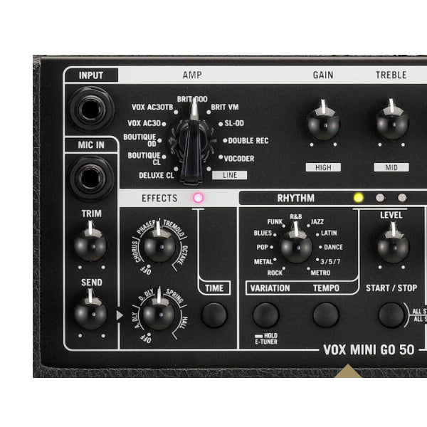 Vox Mini Go 50 50Watt Portable Modeling Amp Guitar Amplifier Combo with Optional USB Battery Power