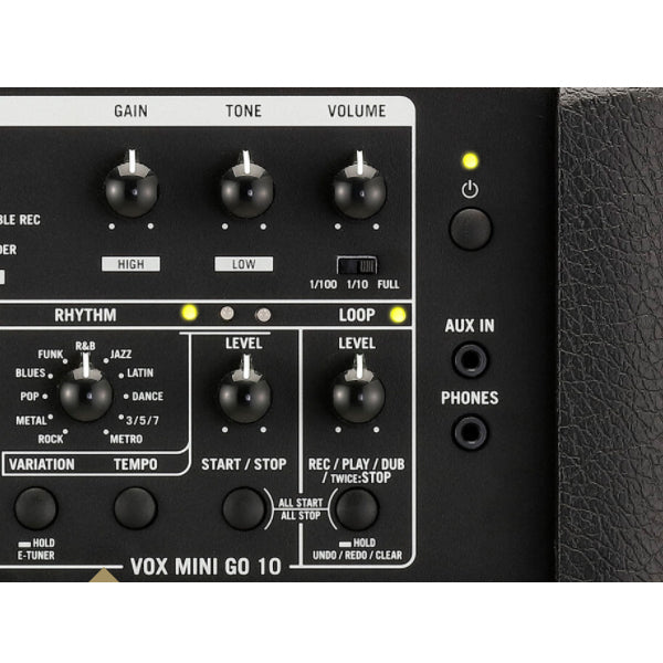 Vox Mini Go 10 10Watt Portable Modeling Amp Guitar Amplifier Combo with Optional USB Battery Power