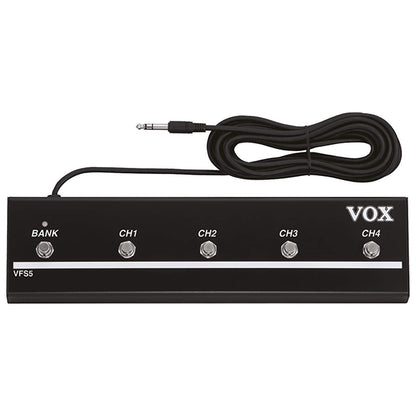 Vox VFS5 VT Series 5 Button Footswitch Foot Controller for VT Series Modelling Amplifier