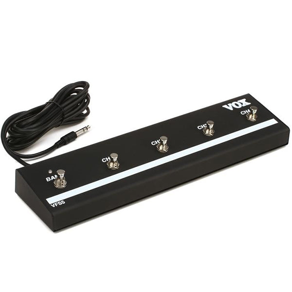 Vox VFS5 VT Series 5 Button Footswitch Foot Controller for VT Series Modelling Amplifier