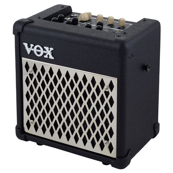 Vox Mini 5 Rhythm 5 Watt 1 Channel Portable Amp Amplifier Guitar Battery Powered Black