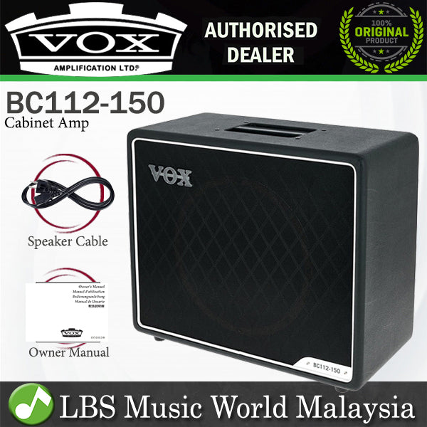 Vox BC112-150 150 Watt 1x12 Cabinet Semi Open Back Speaker Guitar Amp Amplifier (BC112 150)