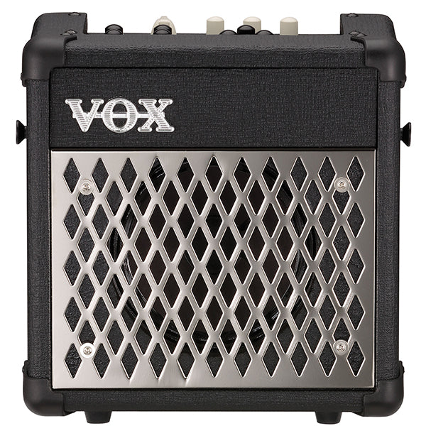Vox Mini 5 Rhythm 5 Watt 1 Channel Portable Amp Amplifier Guitar Battery Powered Black