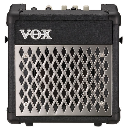 Vox Mini 5 Rhythm 5 Watt 1 Channel Portable Amp Amplifier Guitar Battery Powered Black