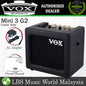 Vox Mini 3 G2 3 Watt 1 Channel 1x5 Modelling Guitar Combo Amp Amplifier Black