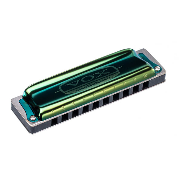 [Not Available] Vox VCH-1 Continental Type 1 Ampliphonic Harmonica Britrish Racing Green Key of A (VCH1)