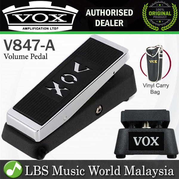 Vox V847-A Classic Reissue Wah Guitar Pedal Amp Amplifier Authentic Style Black (V847 V 847)