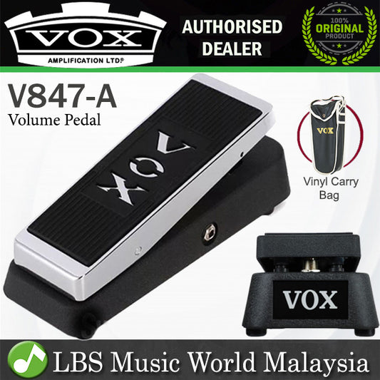 Vox V847-A Classic Reissue Wah Guitar Pedal Amp Amplifier Authentic Style Black (V847 V 847)