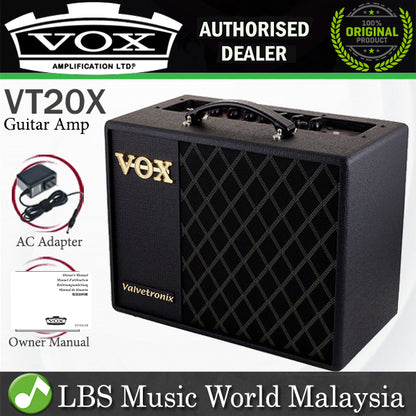 Vox VT20X 20 Watt 1x8'' Modelling Combo Guitar Amp Amplifier with Virtual Element Technology