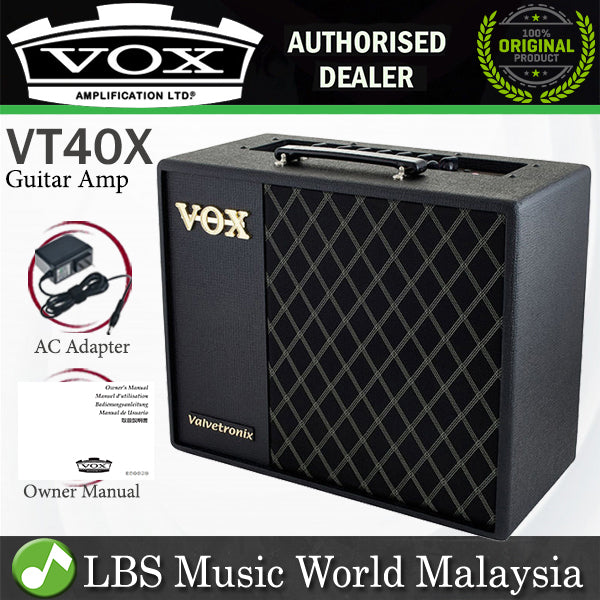 Vox VT40X 40 Watt Hybrid 1x10 Modelling Guitar Amp Amplifier with Virtual Element Technology