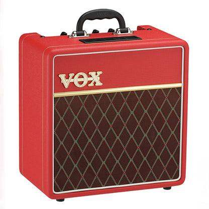 [Discontinued] Vox AC4C1-RD 4 Watt 1x10 Classic Red Limited Edition Tube Guitar Combo Amp Amplifier (AC4C1)