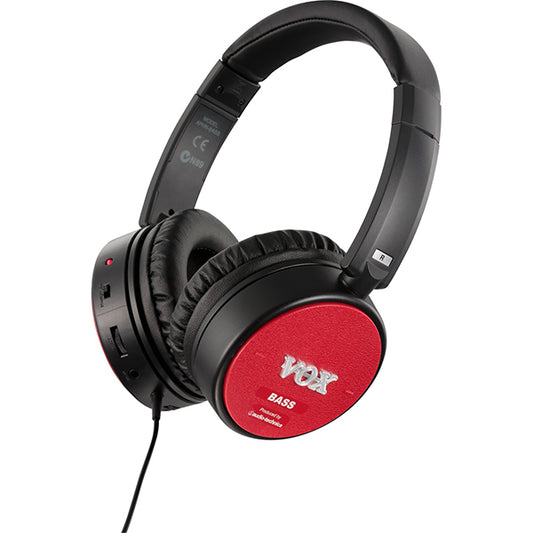 [Discontinued] Vox Amphones Bass Closed Air Active Amplifier Guitar Headphones Black (amPhones-Bass)