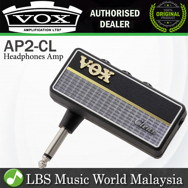 Vox AP2CL AmPlug Clean Guitar Compact Headphones Amp Amplifier (AP2 CL AP2-CL)