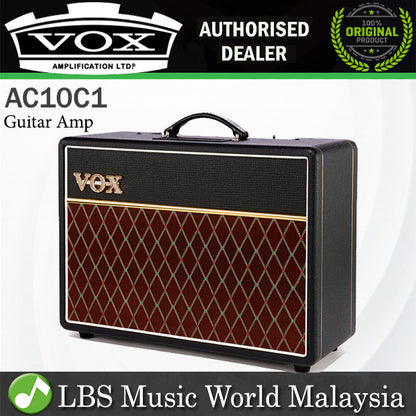 Vox AC10C1 10 Watt 1x10 1 Channel Combo Guitar Amp Amplifier with 2 Band EQ