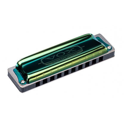 [Not Available] Vox VCH-1 Continental Type 1 Ampliphonic Harmonica Britrish Racing Green Key of G (VCH1)