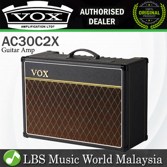 Vox AC30C2X 30 Watt 2x12 2 Channel Guitar Tube Combo Amp Amplifier with Tremolo