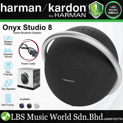 Harman Kardon Onyx Studio 8 Portable Stereo Bluetooth Self Tuning Speaker