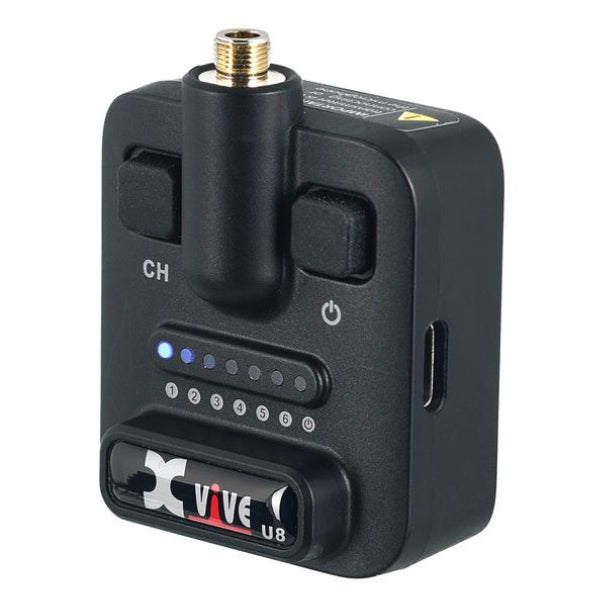 Xvive U8 Supercardioid Mic Clip On Gooseneck Microphone Acoustic Guitar Wireless System