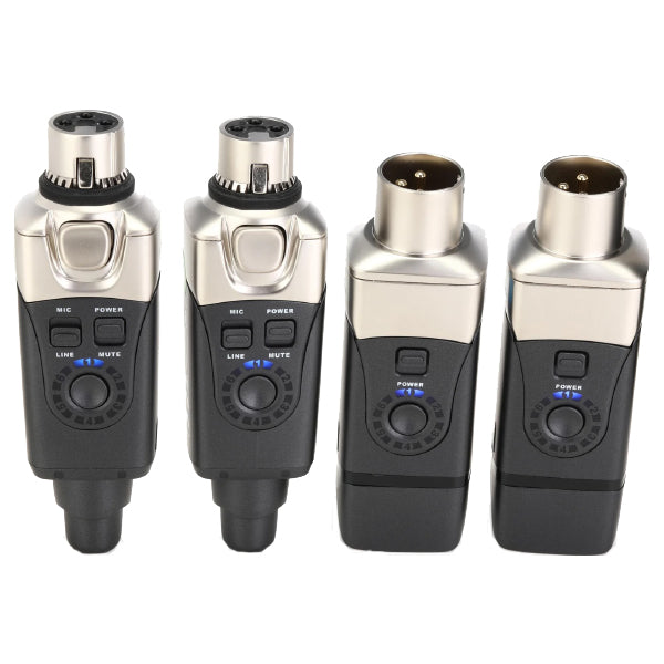 Xvive U3D Dual Set XLR Plug On Stereo Microphone Wireless System