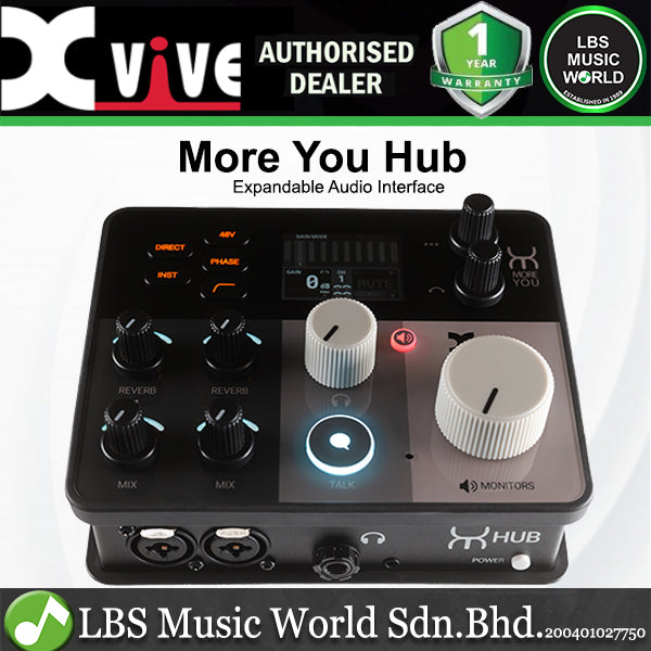 Xvive More You HUB Expandable USB Audio Interface and Personal Monitoring System
