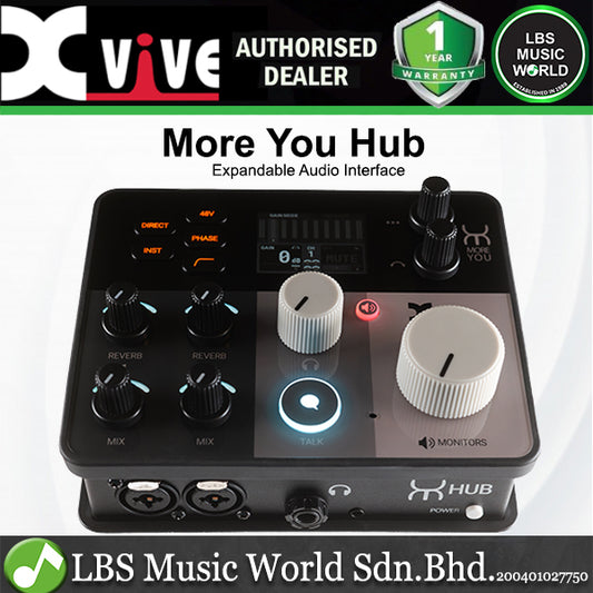Xvive More You HUB Expandable USB Audio Interface and Personal Monitoring System