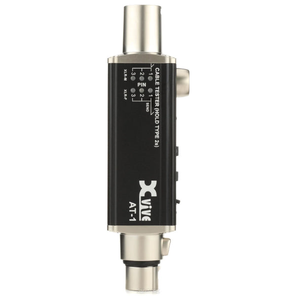 Xvive AT-1 Portable Audio Tester XLR Male and Female with Carrying Bag (AT1 AT 1)