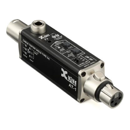 Xvive AT-1 Portable Audio Tester XLR Male and Female with Carrying Bag (AT1 AT 1)