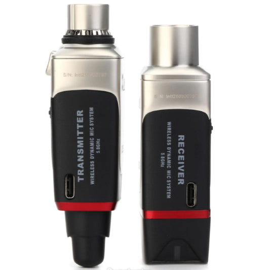 Xvive U35 Plug On Wireless Dynamic Microphone System with Receiver and Transmitter - 5.8GHz