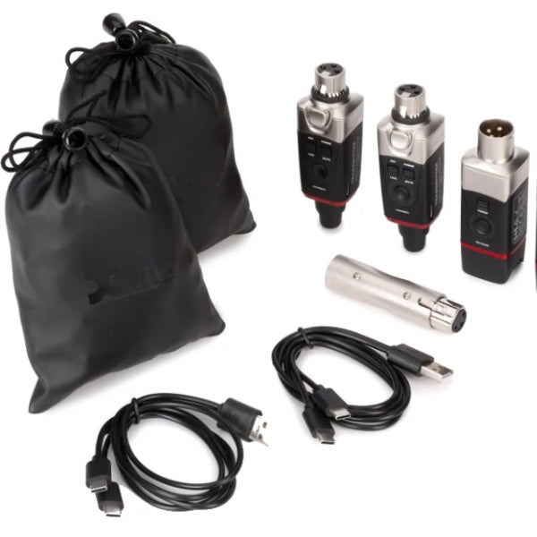 Xvive U35D Dual Plug On Wireless Microphone System for Dynamic Microphone