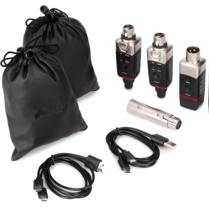 Xvive U35D Dual Plug On Wireless Microphone System for Dynamic Microphone