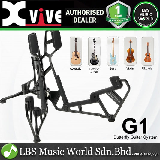 Xvive G1 Butterfly Lightweight Folding Guitar Stand for All Guitar