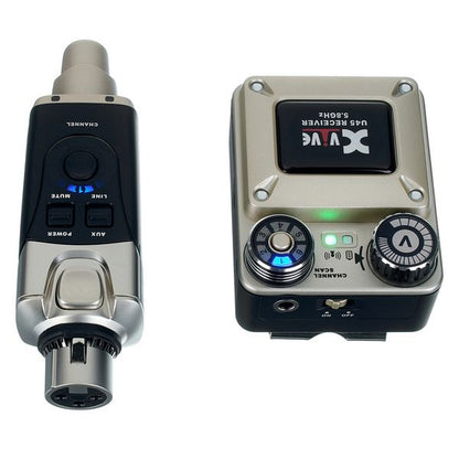 Xvive U45 Wireless In Ear Monitoring System with Plug On Transmitter and Bodypack Receiver - 5.8GHz