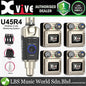 Xvive U45R4 Wireless In-ear Monitoring System with 1 Plug-on Transmitter and 4 Bodypack Receivers - 5.8GHz