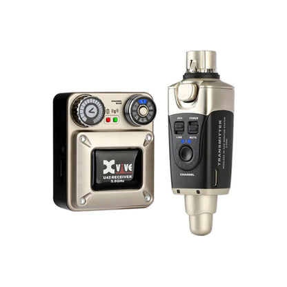 Xvive U45R4 Wireless In-ear Monitoring System with 1 Plug-on Transmitter and 4 Bodypack Receivers - 5.8GHz