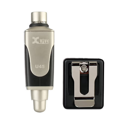 Xvive U45T9 Wireless In-ear Monitoring System 5.8GHz with Transmitter Receiver Earphones and Carry Case