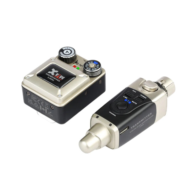 Xvive U45R4 Wireless In-ear Monitoring System with 1 Plug-on Transmitter and 4 Bodypack Receivers - 5.8GHz