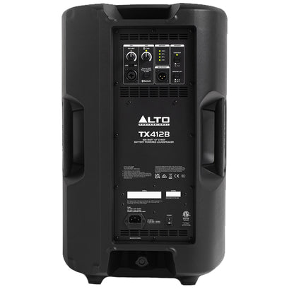 Alto Professional TX412B 12 Inch 600Watt Bluetooth Battery Powered Loudspeaker with Speaker Stand And Cable (TX 412B)