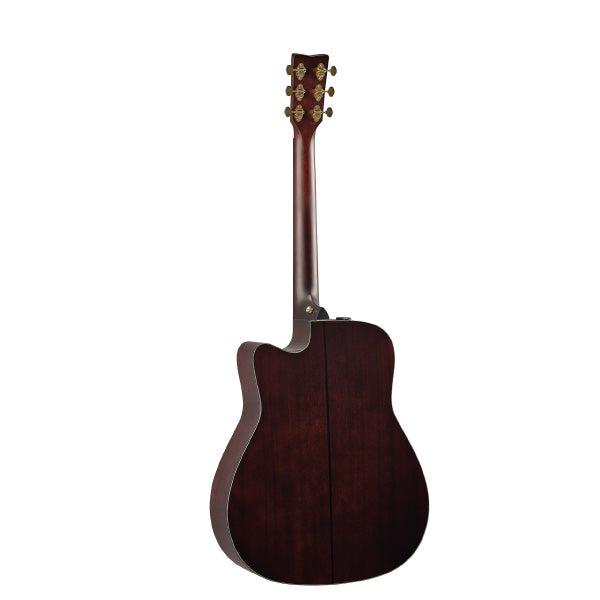 Yamaha TAG3 C 41 Inch Solid Spruce Top Dreadnought Acoustic Electric Guitar with Pickup (TAG3C)