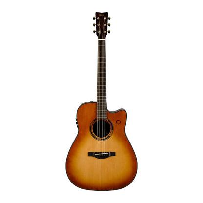 Yamaha TAG3 C 41 Inch Solid Spruce Top Dreadnought Acoustic Electric Guitar with Pickup (TAG3C)