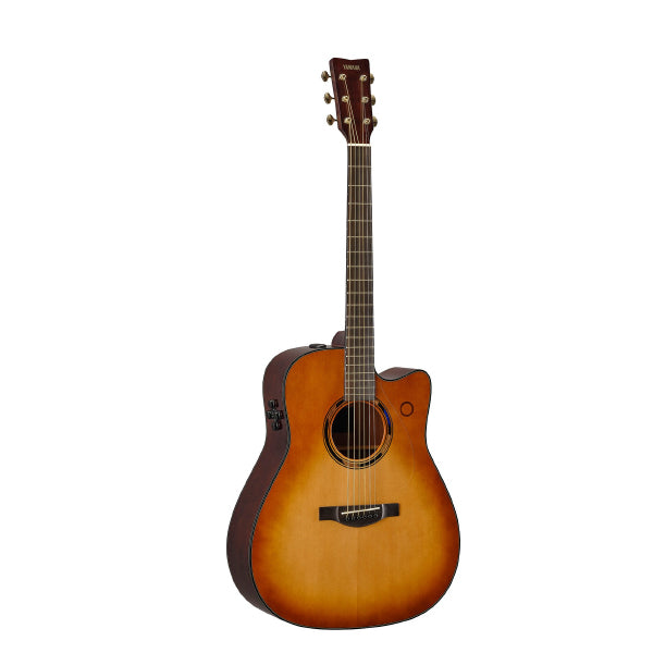 Yamaha TAG3 C 41 Inch Solid Spruce Top Dreadnought Acoustic Electric Guitar with Pickup (TAG3C)