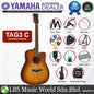 Yamaha TAG3 C 41 Inch Solid Spruce Top Dreadnought Acoustic Electric Guitar with Pickup (TAG3C)