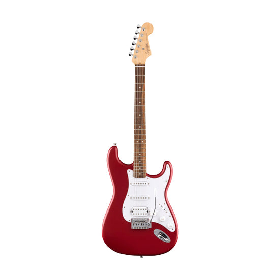 Squier Debut Series Stratocaster HSS Electric Guitar with Laurel Fingerboard and Tremolo - Dakota Red